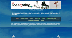 Desktop Screenshot of iceskating.com.br